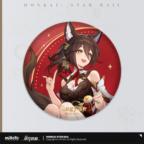 Honkai: Star Rail Interstellar Journey Can Badge Tingyun