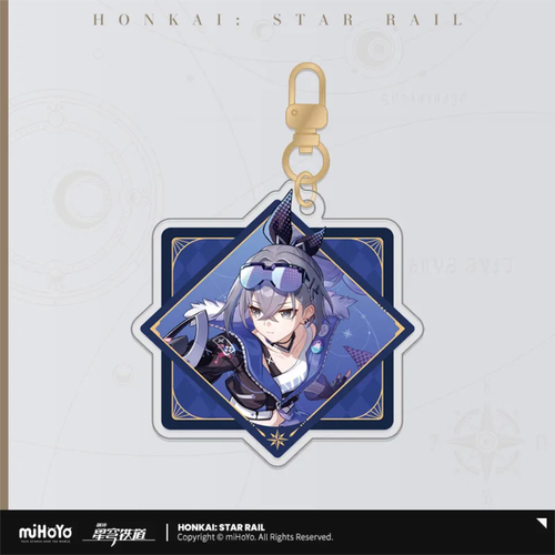 Honkai: Star Rail Interstellar Journey Acrylic Keychain Silver Wolf