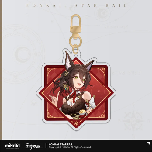 Honkai: Star Rail Interstellar Journey Acrylic Keychain Tingyun