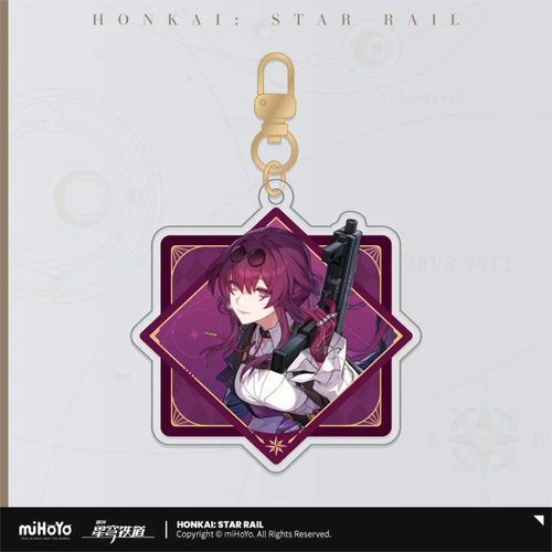 Honkai: Star Rail Interstellar Journey Acrylic Keychain Kafka