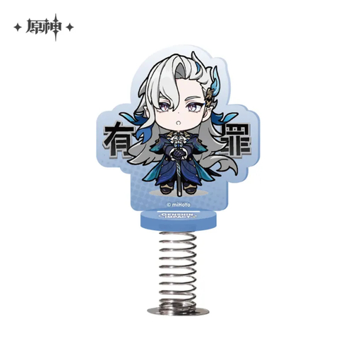 Genshin Impact Chibi Shaker Acrylic Stand Neuvillette