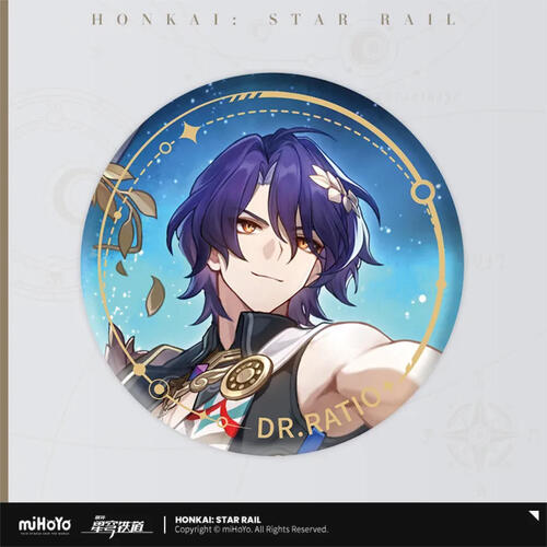 Honkai: Star Rail The Hunt Can Badge Dr. Ratio