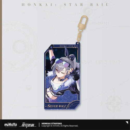 Honkai: Star Rail Stars Invitation Series Acrylic Charm Silver Wolf