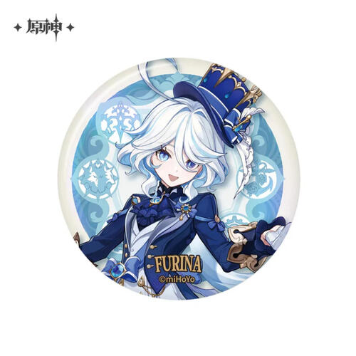 -PRE ORDER- Genshin Impact Court of Fontaine Series Theme Chara Can Badge Furina