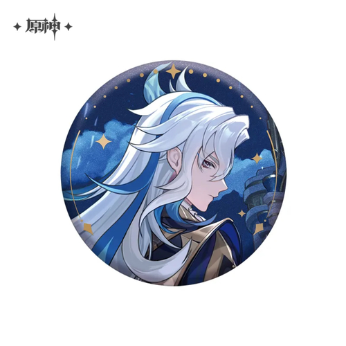 Genshin Impact Anecdote Series Character Can Badge Neuvillette