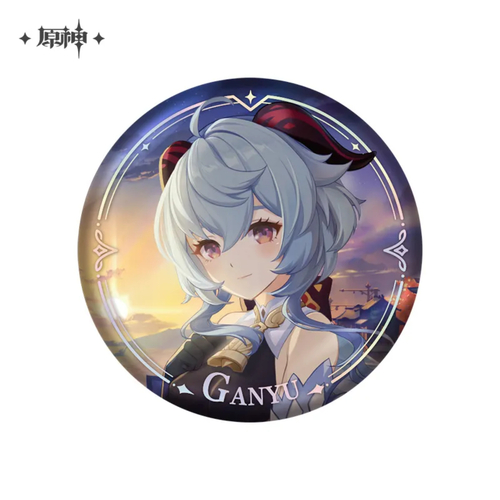 Genshin Impact Character PV Series Can Badge Ganyu