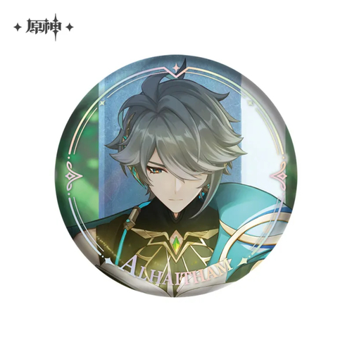 Genshin Impact Character PV Series Can Badge Alhaitham