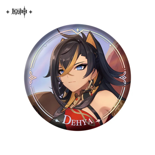 Genshin Impact Character PV Series Can Badge Dehya