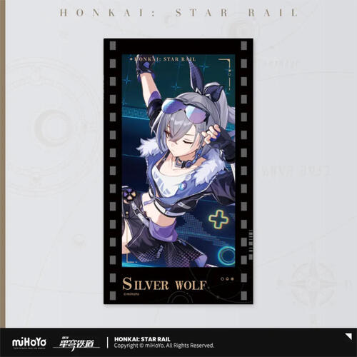 Honkai: Star Rail Stars Invitation Series Imitation Film Card Silver Wolf