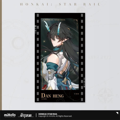 -PRE ORDER- Honkai: Star Rail Stars Invitation Series Imitation Film Card Dan Heng Imbibitor Lunae