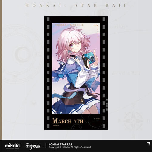 Honkai: Star Rail Stars Invitation Series Imitation Film Card March 7th