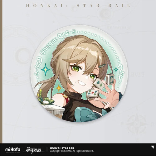 -PRE ORDER- Honkai: Star Rail Cosmic Candy House Badge Qingque