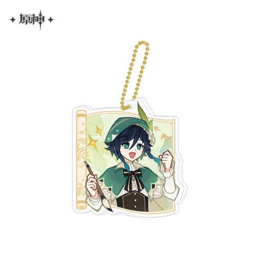 Genshin Impact Waterborne Poetry Themed Series Acrylic Charm Venti