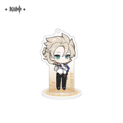 Genshin Impact Memory Of Dust Series Chibi Mini Acrylic Stand Albedo