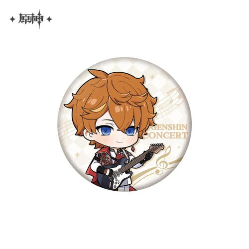 -PRE ORDER- Genshin Impact Memory Of Dust Series Chibi Badges Tartaglia