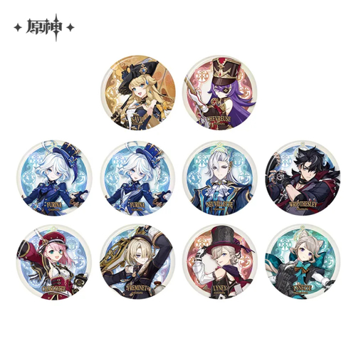 Genshin Impact Court of Fontaine Series Theme Chara Can Badge Chevreuse