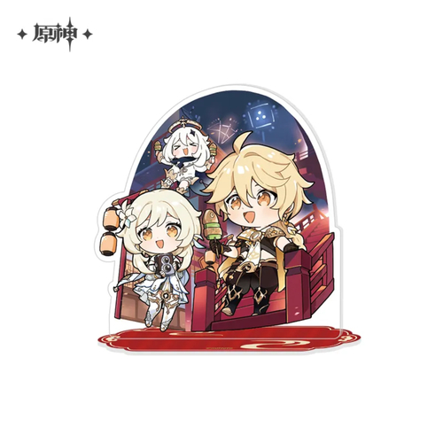 Genshin Impact The Exquisite Night Chimes Series Chibi Character Acrylic Stand Celebrate the New Year