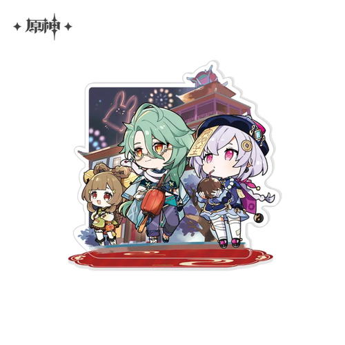 Genshin Impact The Exquisite Night Chimes Series Chibi Character Acrylic Stand First Day of the First Lunar Month