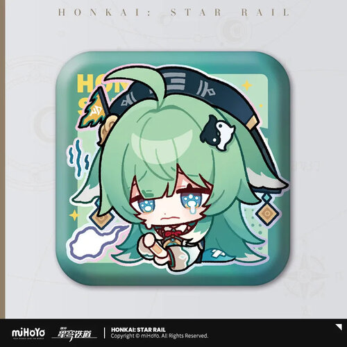 Honkai: Star Rail Pom-Pom Gallery Emote Square Badge Huohuo