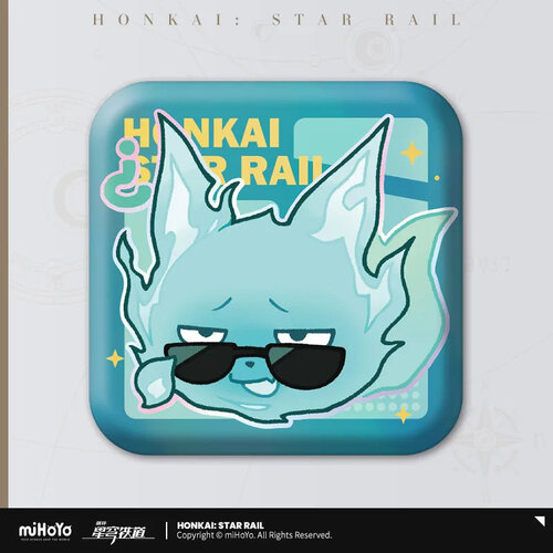 -PRE ORDER- Honkai: Star Rail Pom-Pom Gallery Emote Square Badge Tail