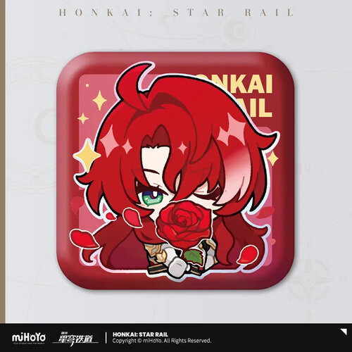 -PRE ORDER- Honkai: Star Rail Pom-Pom Gallery Emote Square Badge Argenti