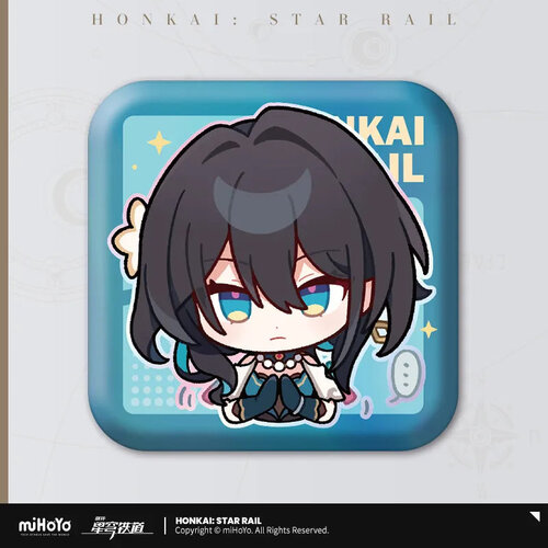 Honkai: Star Rail Pom-Pom Gallery Emote Square Badge Ruan Mei