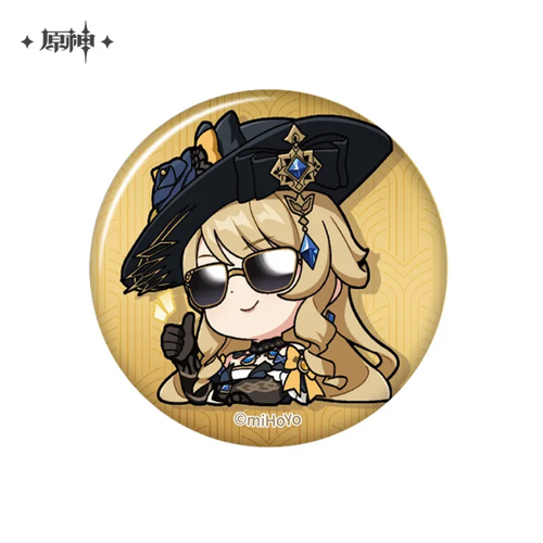 Genshin Impact Court of Fontaine Series Chibi Chara Can Badge Navia