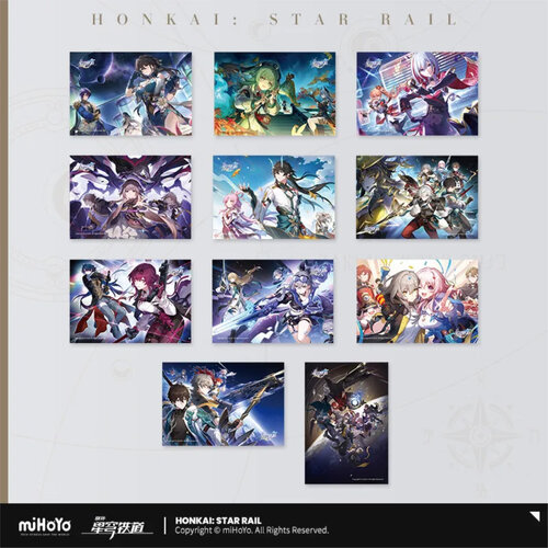 Honkai: Star Rail Interstellar Journey Postcard Set