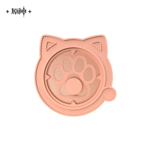 -PRE ORDER- Genshin Impact Genius Invokation TCG Series Cat Paw Metal Badge Holder Rose Gold