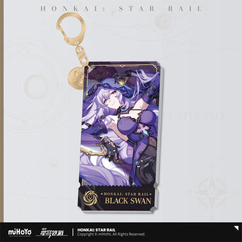 -PRE ORDER- Honkai: Star Rail The Nihility Acrylic Strap Black Swan