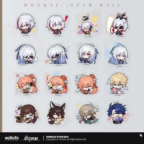 Honkai: Star Rail Pom-Pom Gallery Sticker Jolted Awake From a Winter Dream