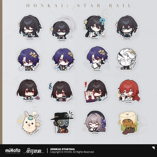 -PRE ORDER- Honkai: Star Rail Pom-Pom Gallery Sticker Crown of the Mundane and Divine