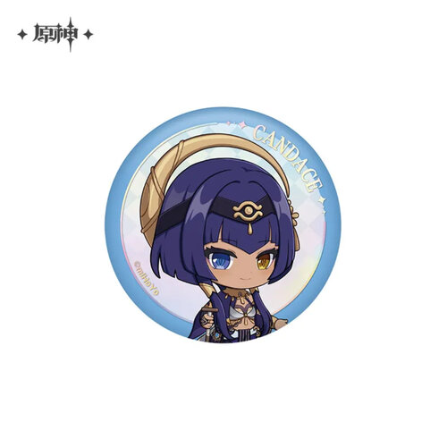 -PRE ORDER- Genshin Impact Teyvat Nature Discover Tour Candace Chibi Can Badge (English Ver.)