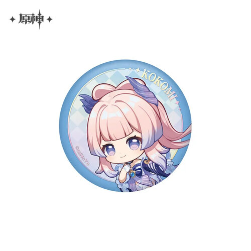 -PRE ORDER- Genshin Impact Teyvat Nature Discover Tour Sangonomiya Kokomi Chibi Can Badge (English Ver.)