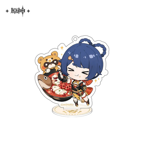 Genshin Impact Delicious Party Theme Series Character Acrylic Stand Xiangling