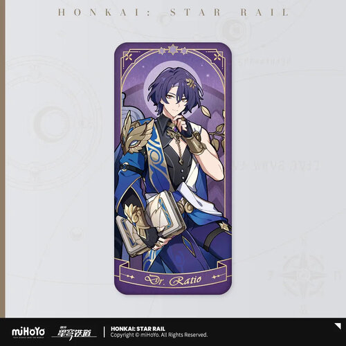 -PRE ORDER- Honkai: Star Rail Fable of the Stars Can Badge Dr. Ratio