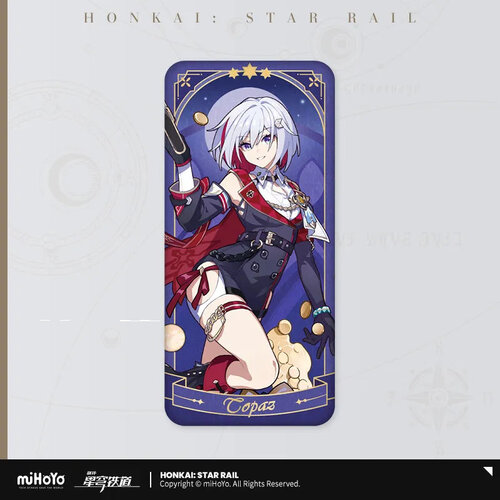 -PRE ORDER- Honkai: Star Rail Fable of the Stars Can Badge Topaz and Numby