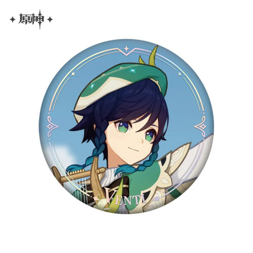 -PRE ORDER- Genshin Impact Character PV Series Can Badge Venti