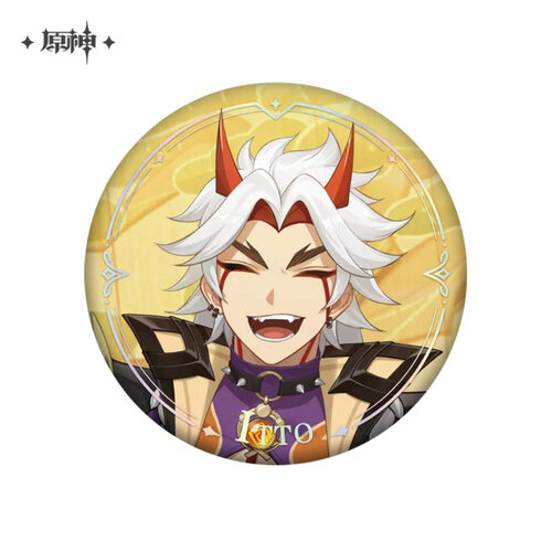 -PRE ORDER- Genshin Impact Character PV Series Can Badge Arataki Itto