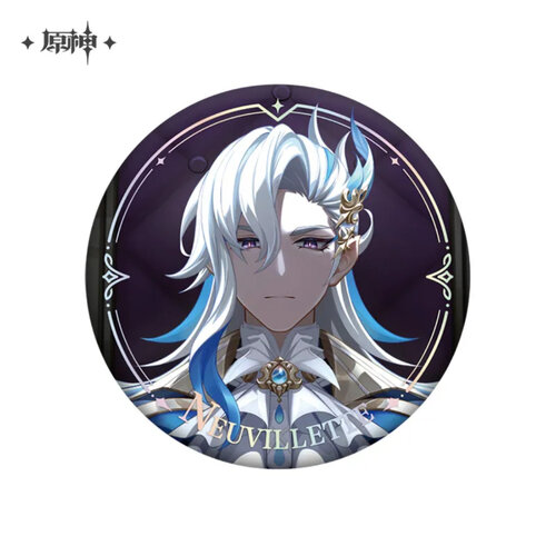 -PRE ORDER- Genshin Impact Character PV Series Can Badge Neuvillette