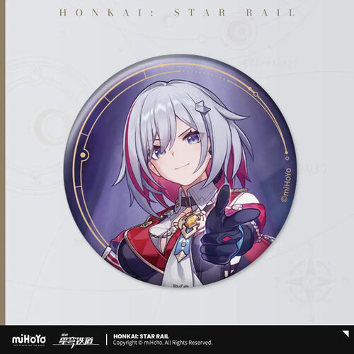 -PRE ORDER- Honkai: Star Rail Stars Invitation Series Badge Topaz and Numby