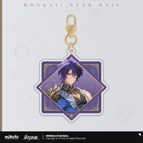 Honkai: Star Rail Interstellar Journey Acrylic Keychain Dr. Ratio