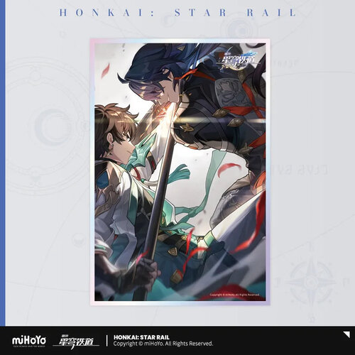 -PRE ORDER- Honkai: Star Rail Light Cone Shikishi Nowhere to Run (Blade & Dan Heng)