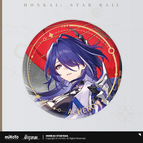 -PRE ORDER- Honkai: Star Rail The Nihility Can Badge Acheron