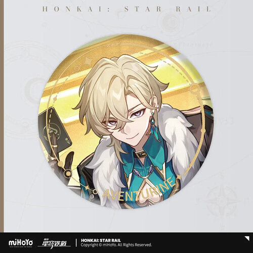 -PRE ORDER- Honkai: Star Rail The Preservation Can Badge Aventurine