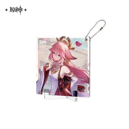 Genshin Impact Fate Point Japanese Series Acrylic Coaster Yae Miko