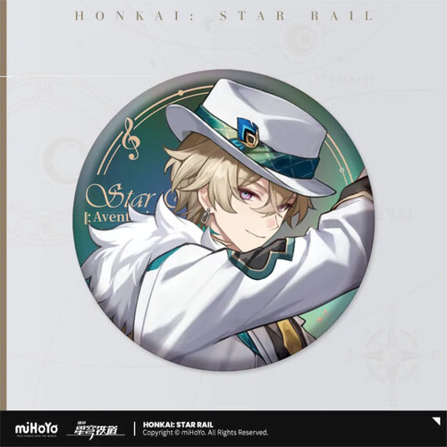 -PRE ORDER- Honkai: Star Rail LIVE Series Can Badge Aventurine