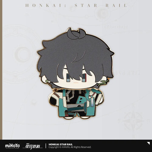 -PRE ORDER- Honkai: Star Rail Chibi Chara Metal Badge Dan Heng