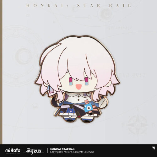 Honkai: Star Rail Chibi Chara Metal Badge March 7th