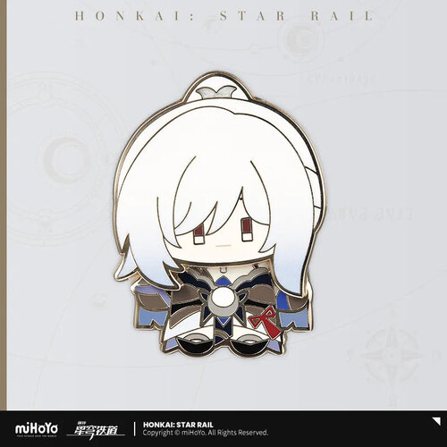 Honkai: Star Rail Chibi Chara Metal Badge Jingliu